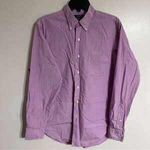 Men's‎ Lauren Ralph Lauren Long Sleeve Bottom Down Shirt Stripes Size 15.5 34/35